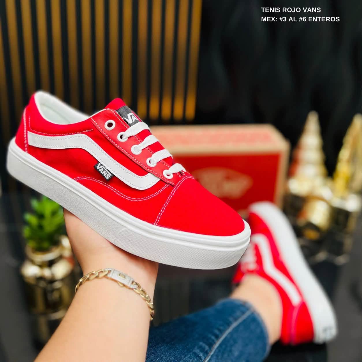 TENIS ROJO VANS