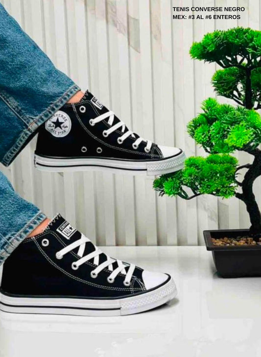 TENIS CONVERSE NEGRO
