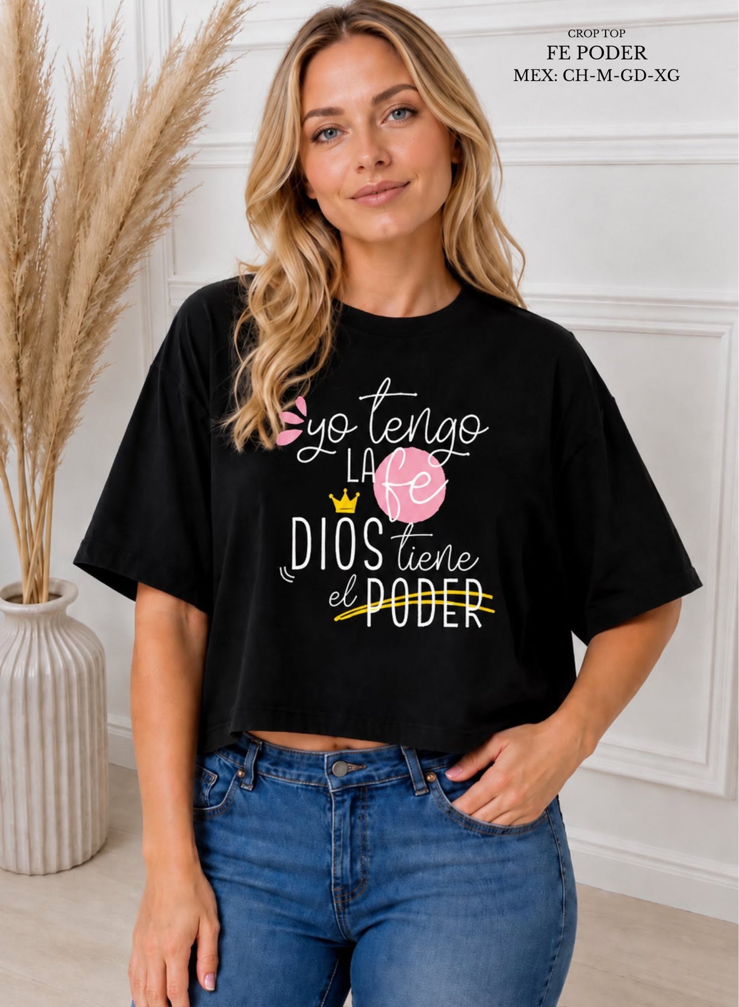 CROPTOP FE PODER