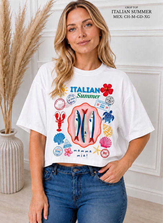 CROPTOP ITALIAN SUMMER