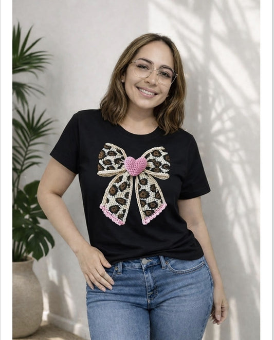 PLAYERA MOÑO PRINT DAMA