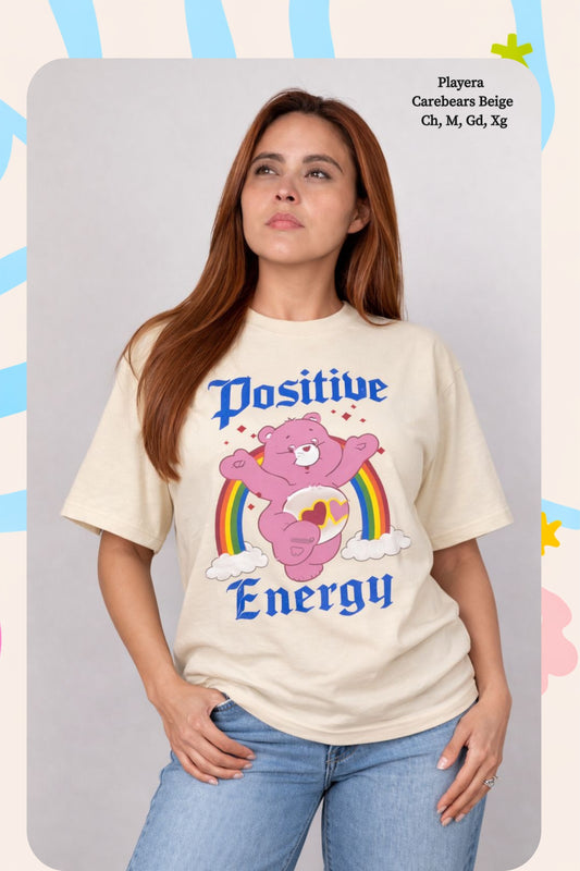 PLAYERA CAREBEARS BEIGE