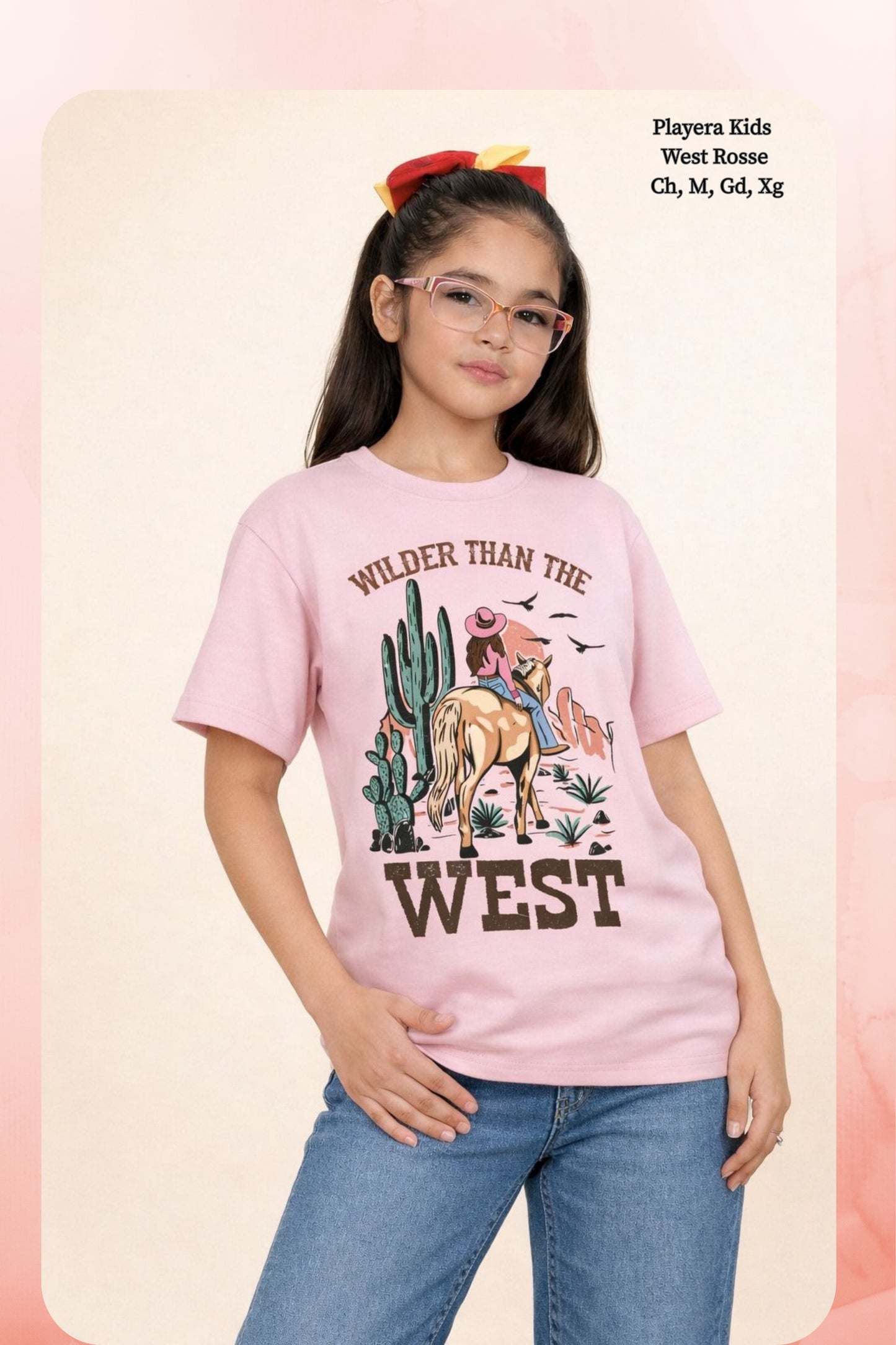 PLAYERA KIDS WEST ROSSE