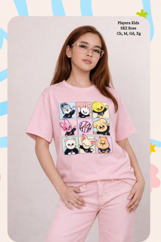 PLAYERA KIDS SKZ ROSS