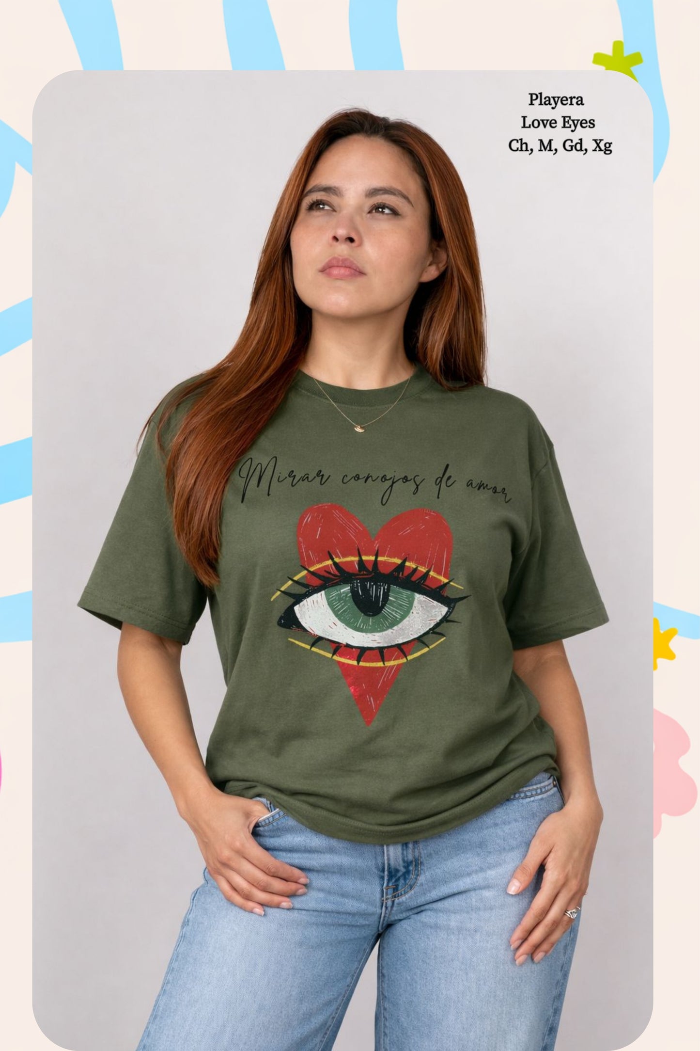 PLAYERA LOVE EYES