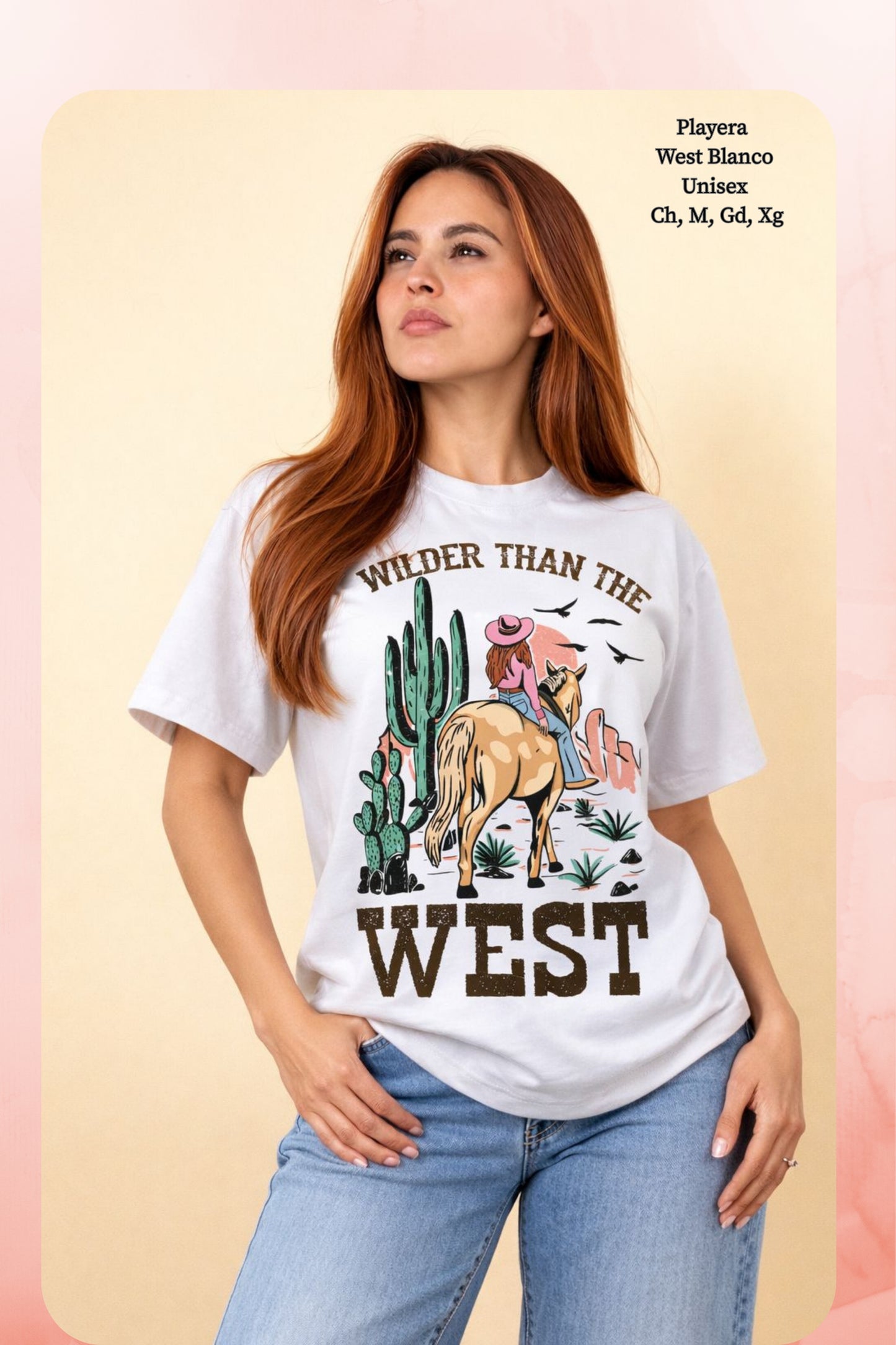 PLAYERA WEST BLANCO DAMA