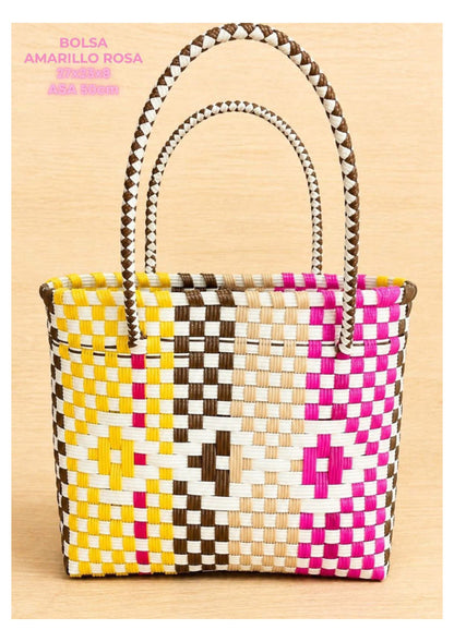 BOLSA AMARILLO ROSA CH