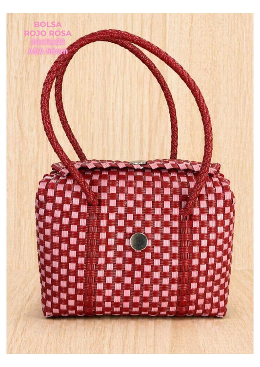 BOLSA ROJO ROSA ASA