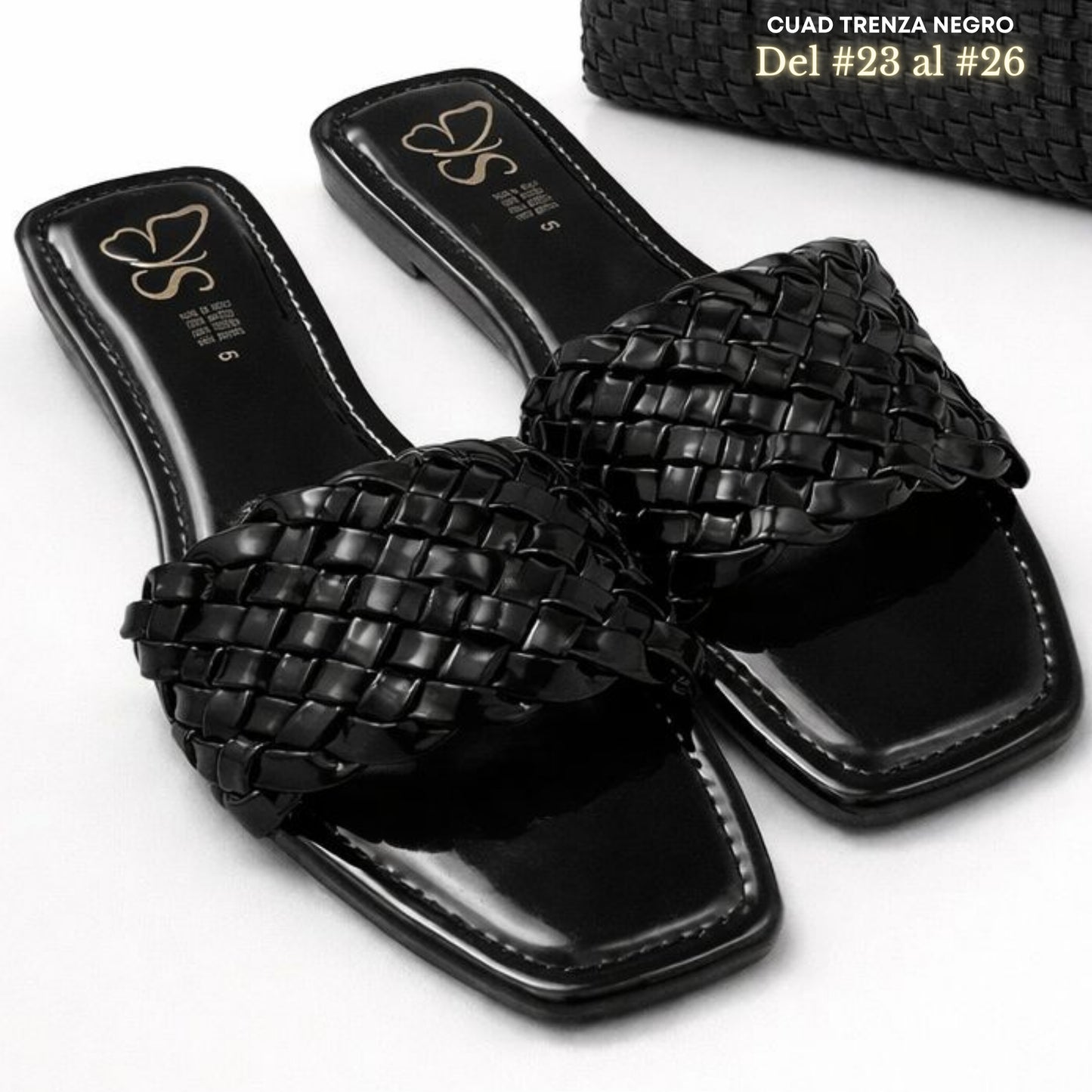 CUAD TRENZA NEGRO