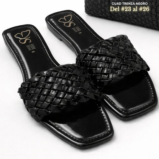 CUAD TRENZA NEGRO