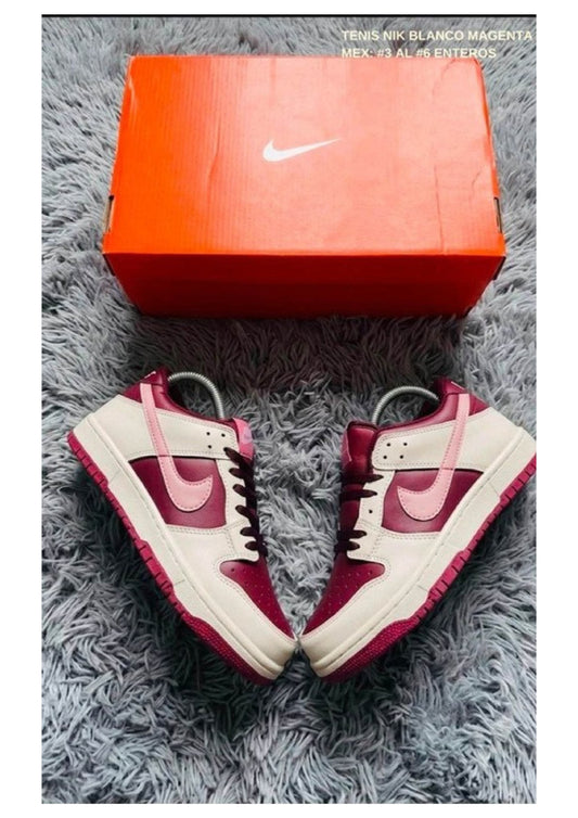 TENIS NIKE BLANCO MAGENTA