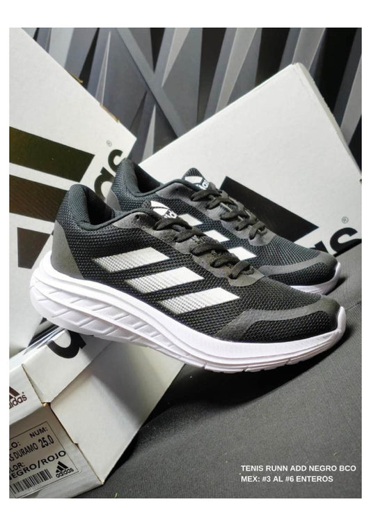 TENIS RUN ADD NEGRO BCO