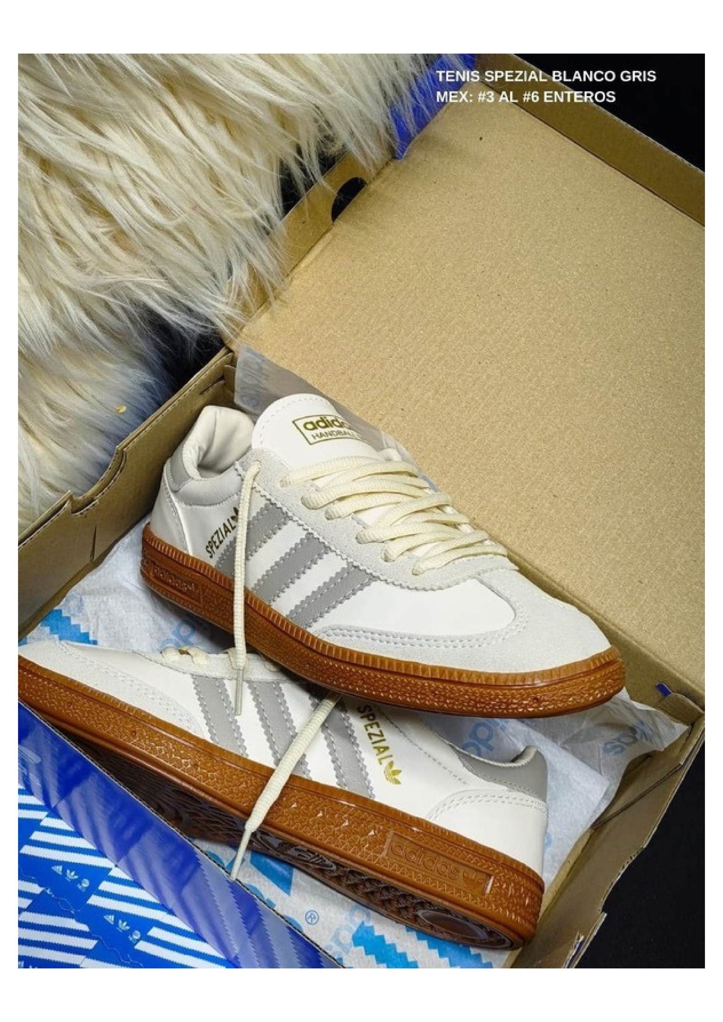 TENIS SPEZIAL BCO GRIS