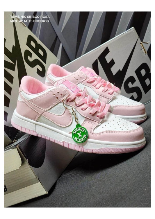 TENIS NIK SB BCO ROSA