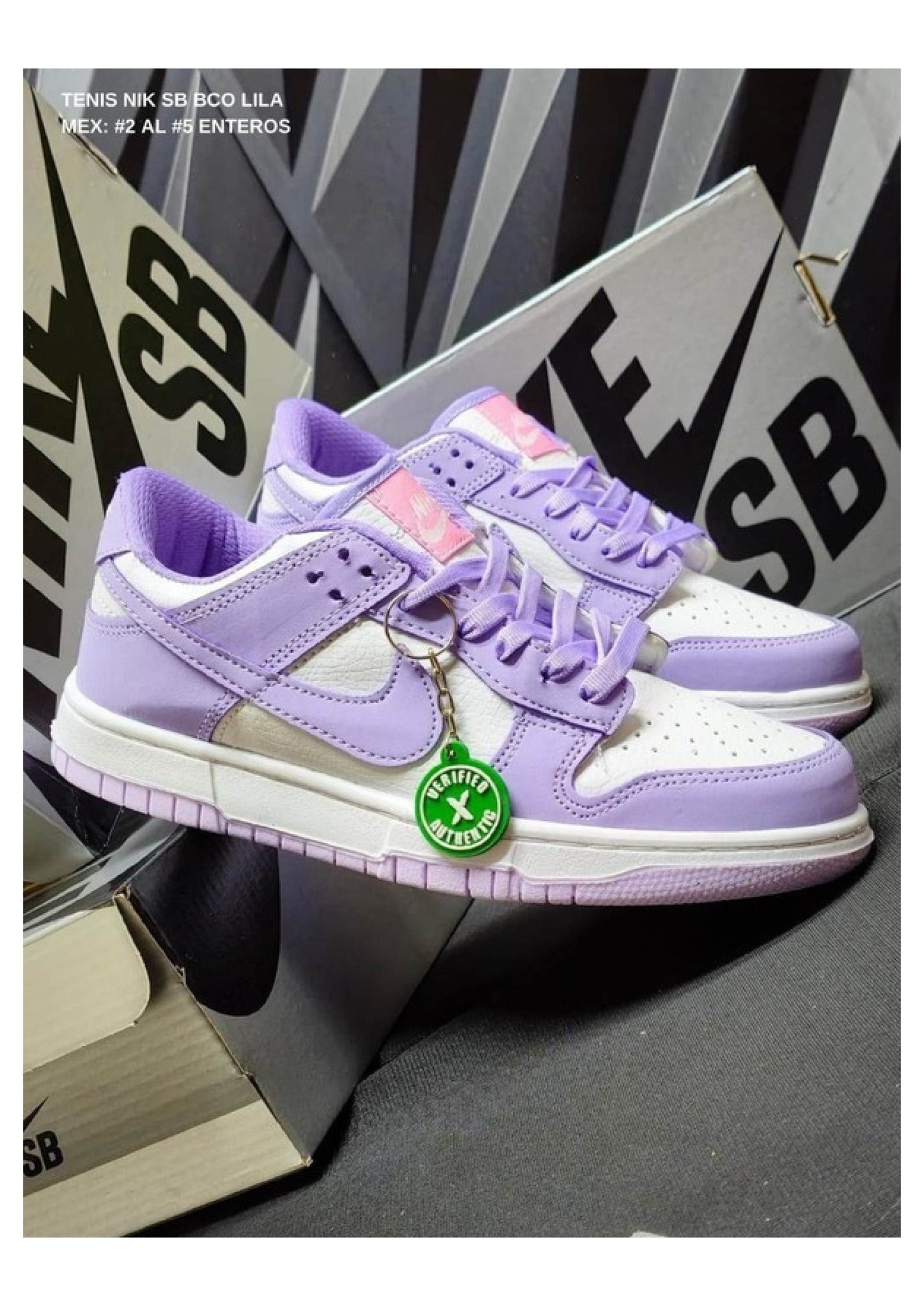 TENIS NIK SB BCO LILA