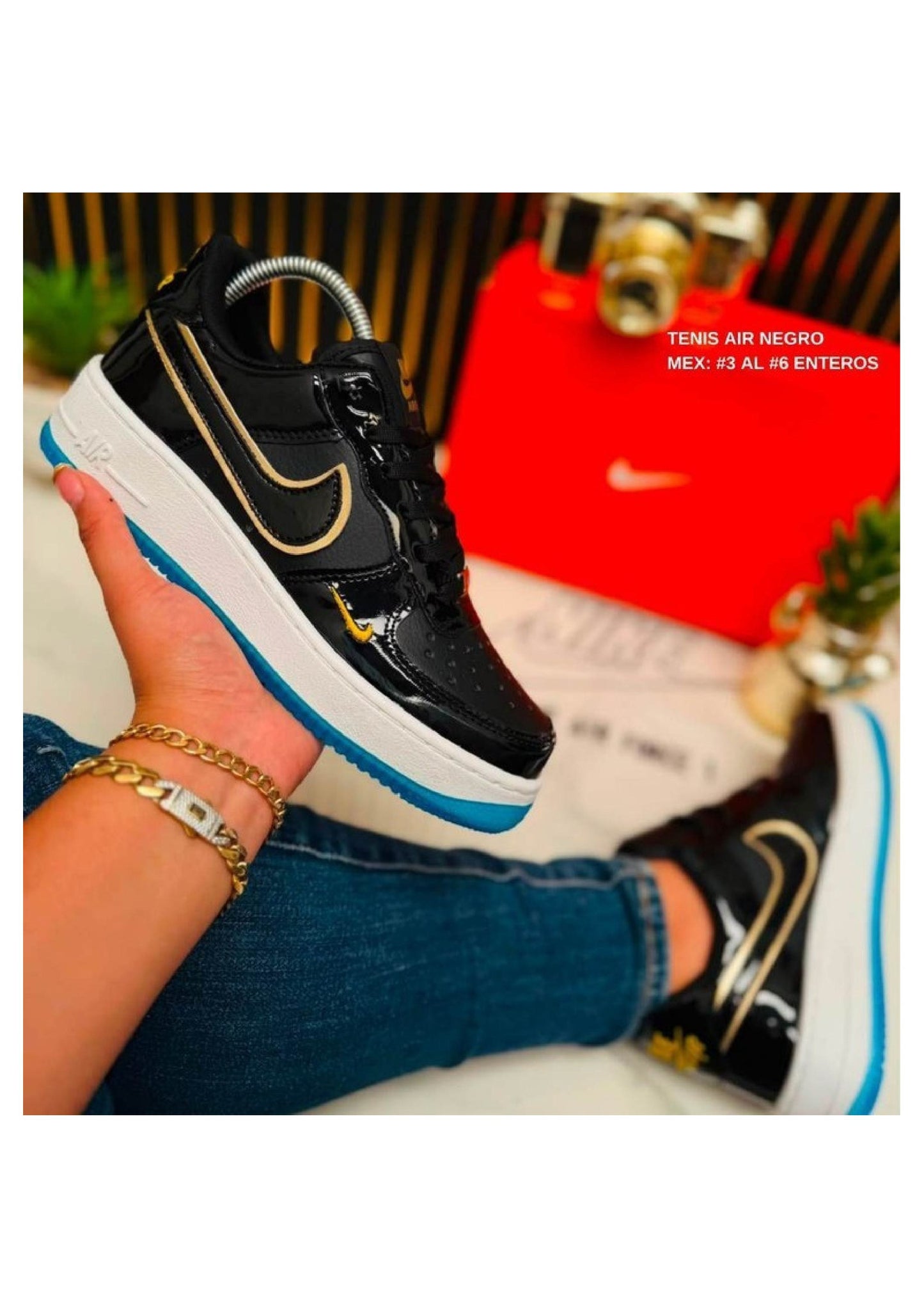 TENIS AIR NEGRO