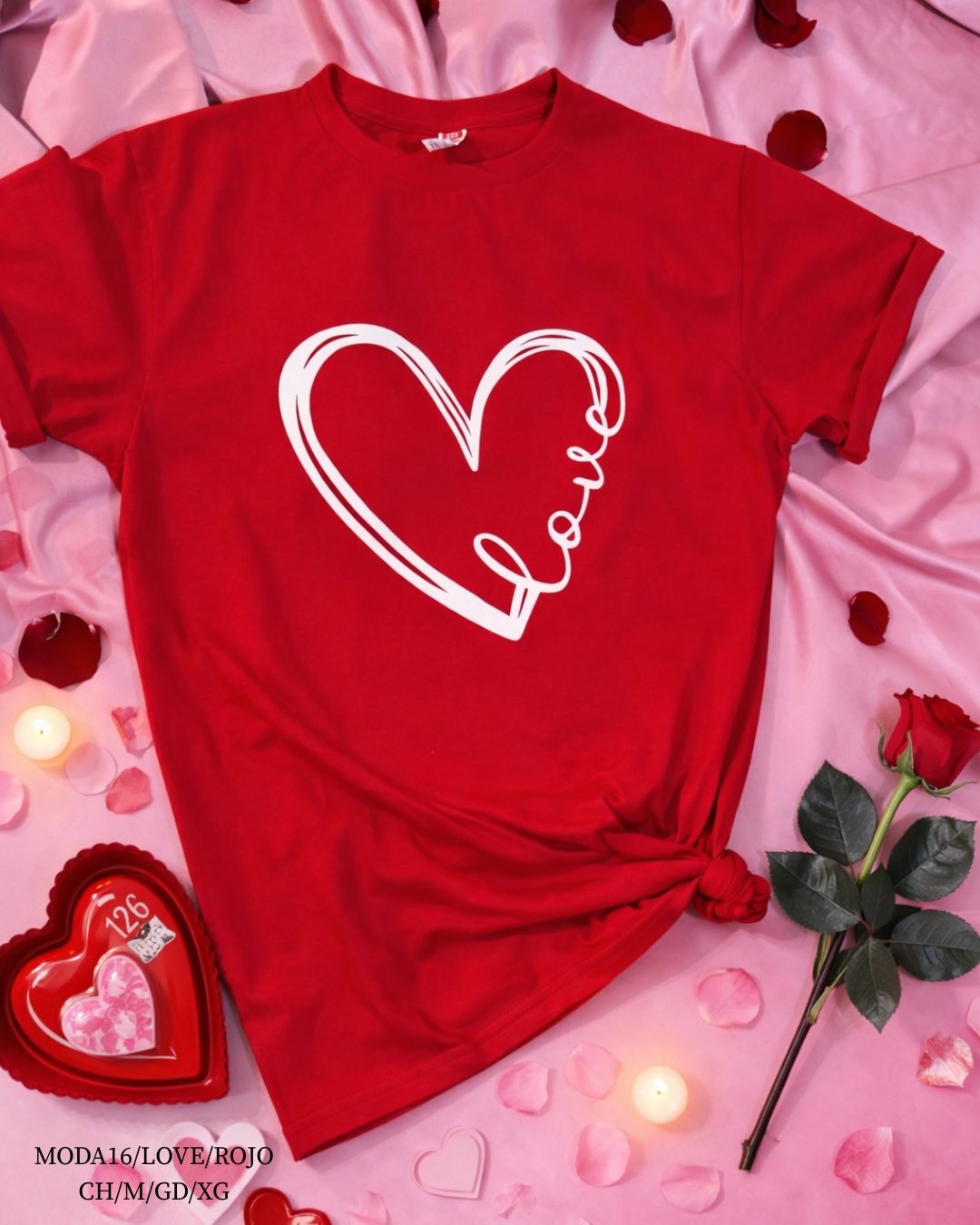 MODA16 LOVE ROJO