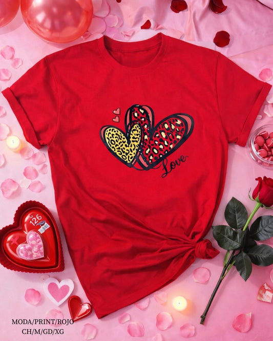 MODA PRINT ROJO