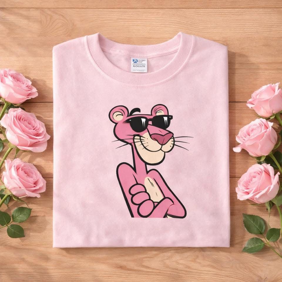 PLAYERA PINKPANTHER ROSA