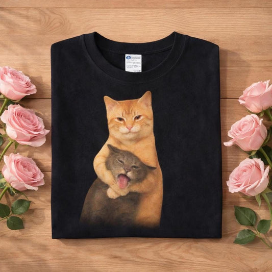 PLAYERA HUG MEOWT DAMA