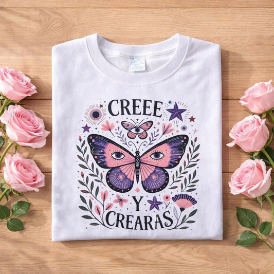 PLAYERA BUTTERFLYCREE BLANCO