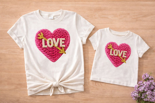 PLAYERA ARROWED HEART KIDS