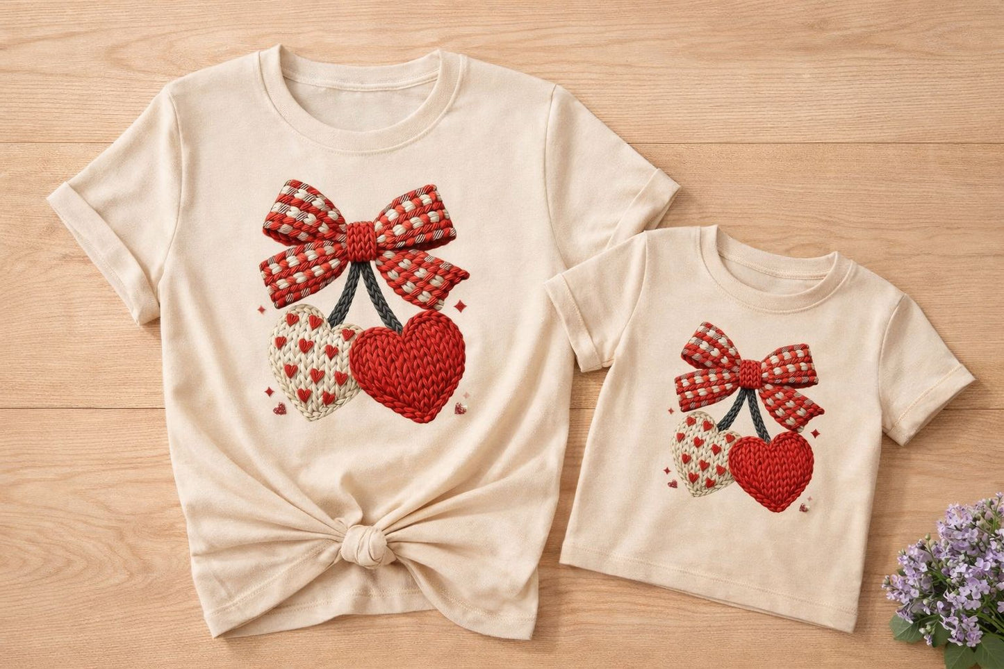 PLAYERA EMBROIDERED HEART KIDS