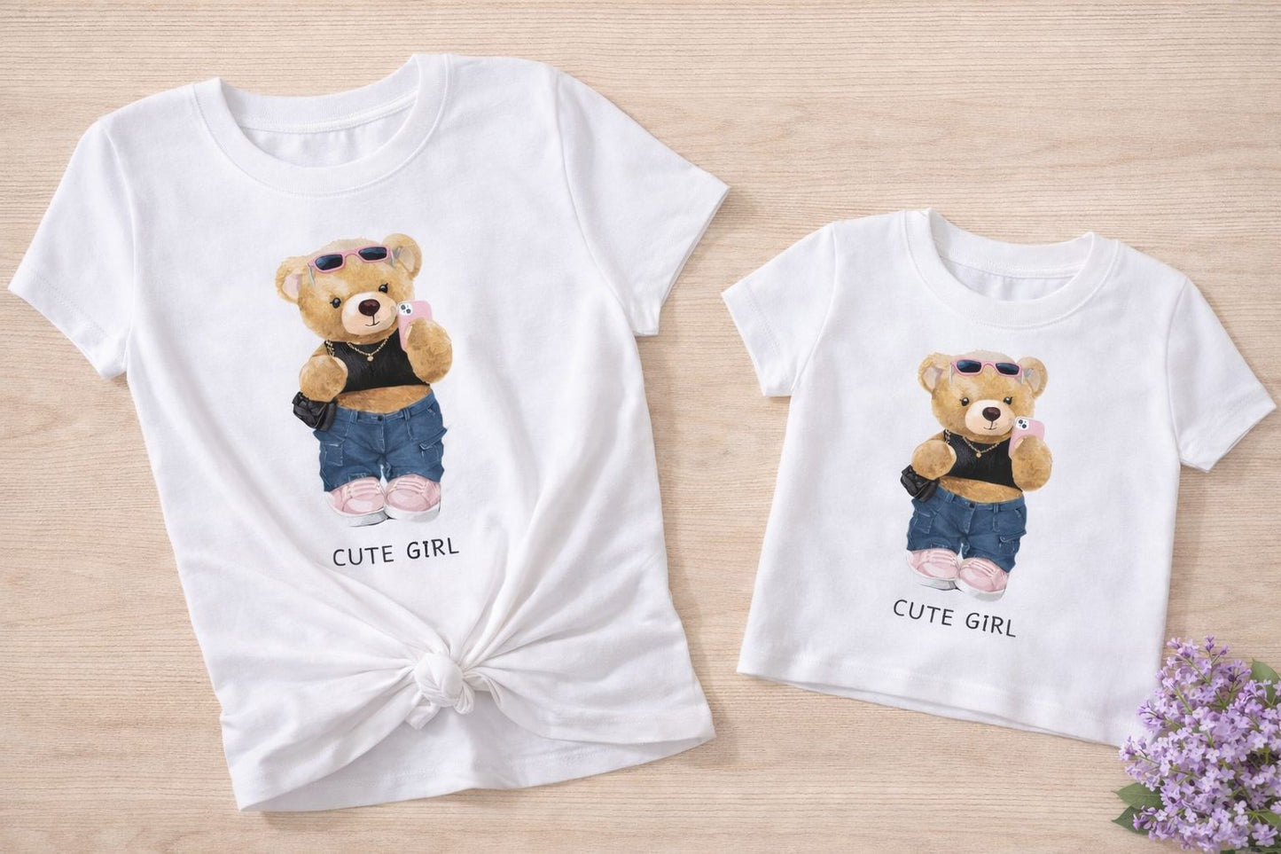 PLAYERA CUTE GIRL KIDS
