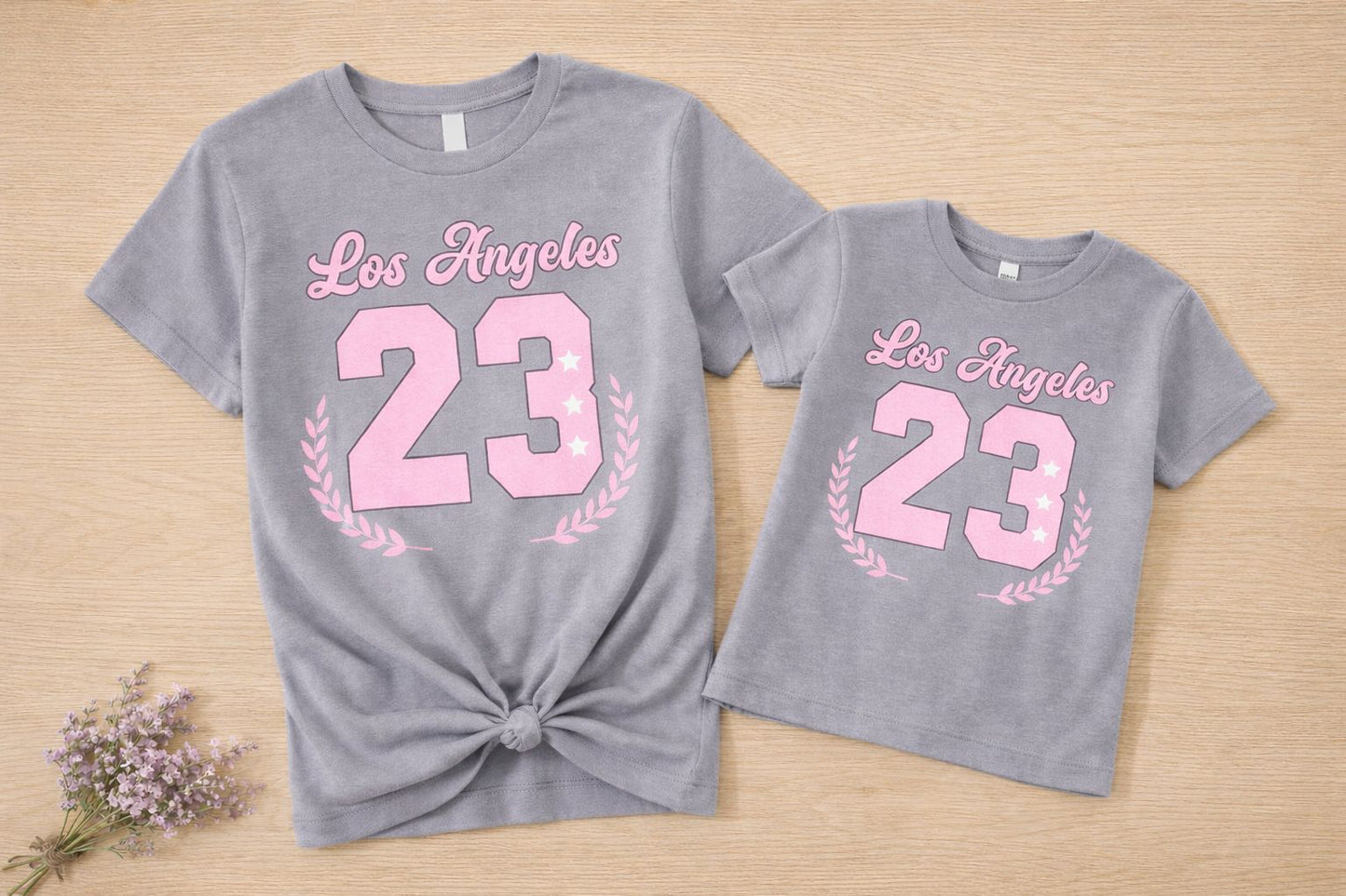 PLAYERA LA 23 GRAY