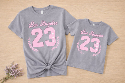 PLAYERA LA 23 GRAY