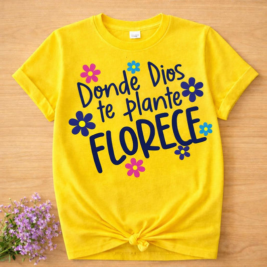 PLAYERA FLORECE YELLOW