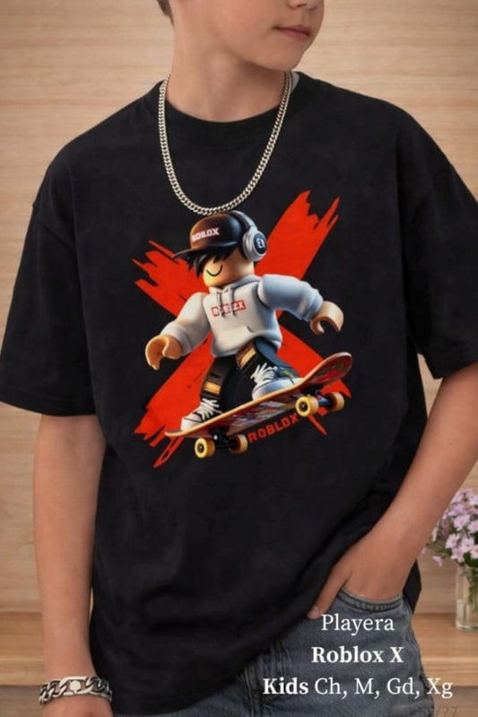 PLAYERA ROBLOX X KIDS