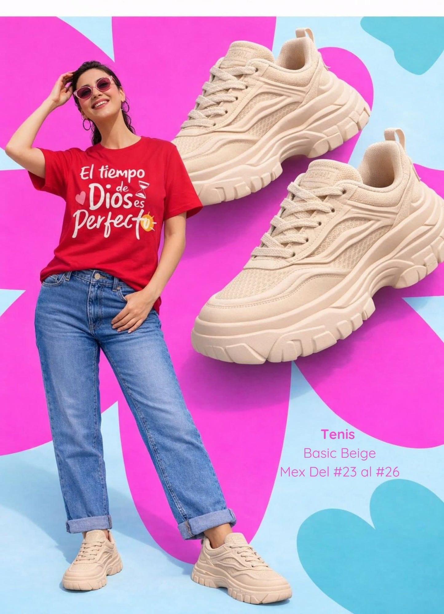 TENIS BASIC BEIGE