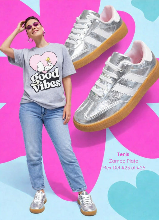 TENIS ZAMBA PLATA