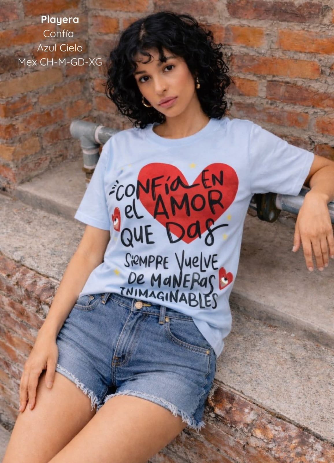 PLAYERA CONFIA DAMA