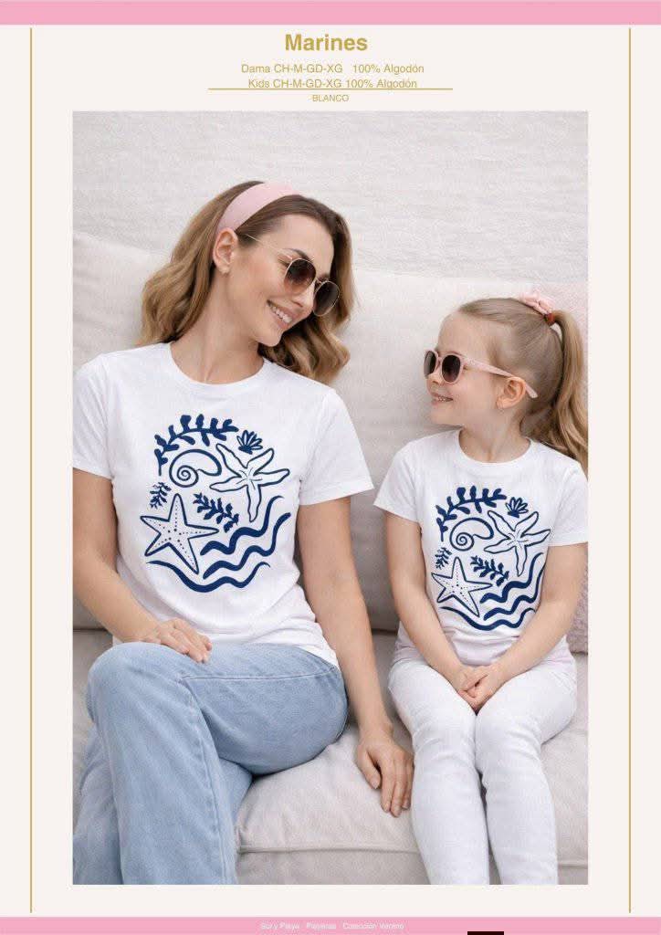 PLAYERA KIDS MARINES BLANCO