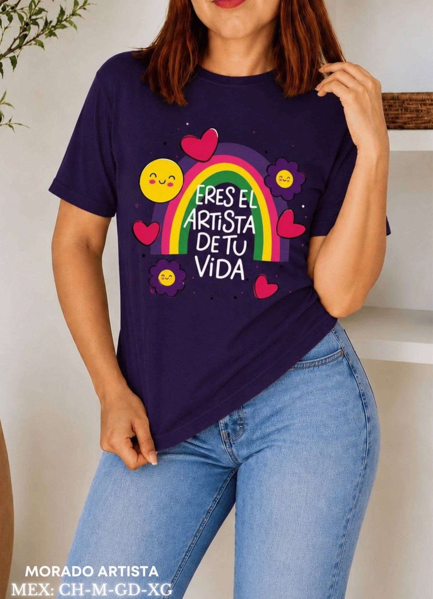 PLAYERA MORADO ARTISTA