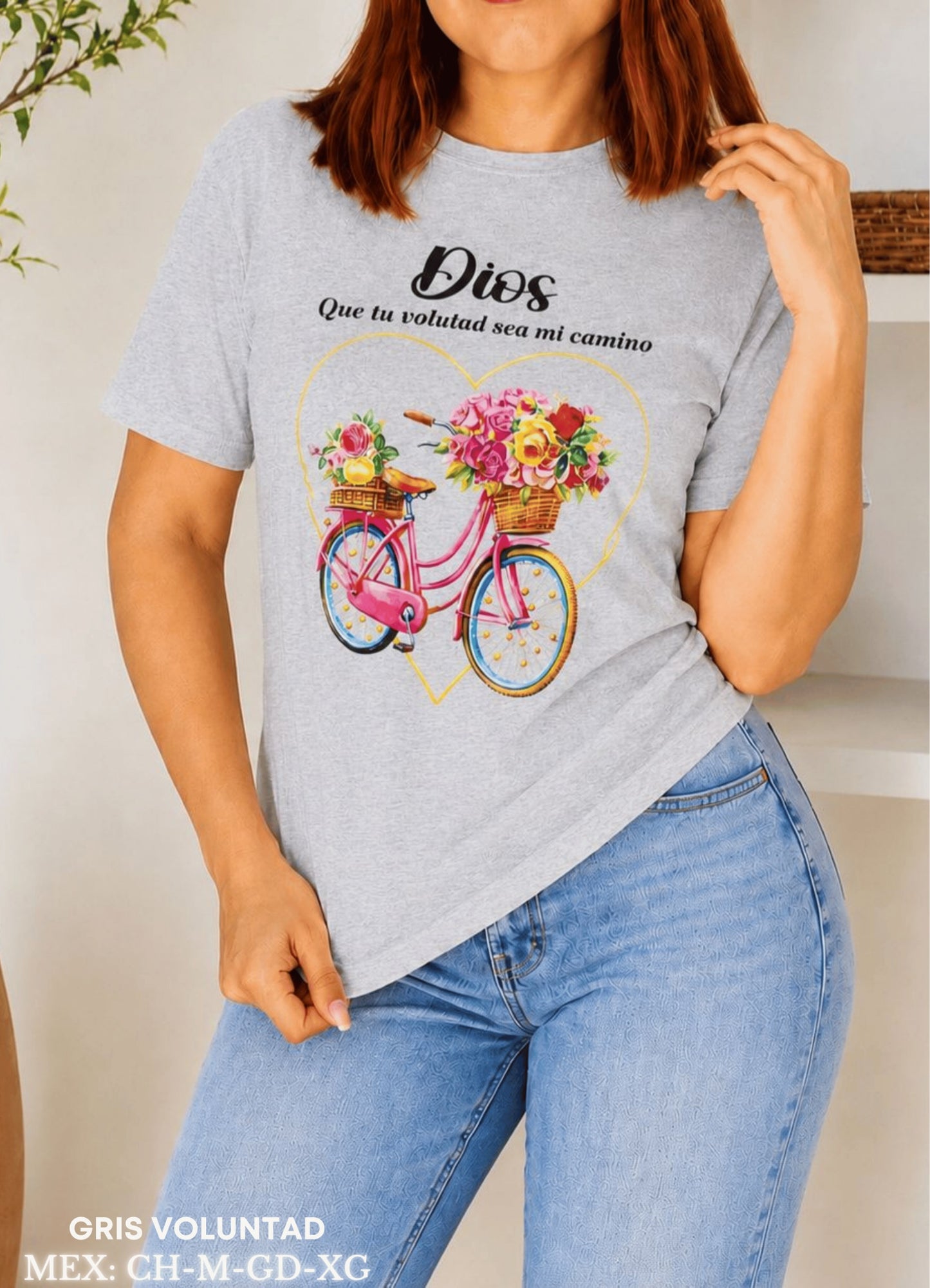 PLAYERA GRIS VOLUNTAD