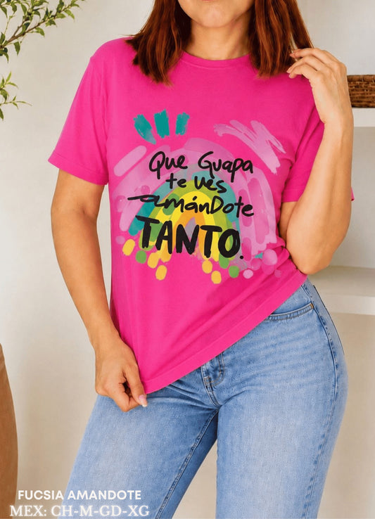 PLAYERA FUCSIA AMANDOTE