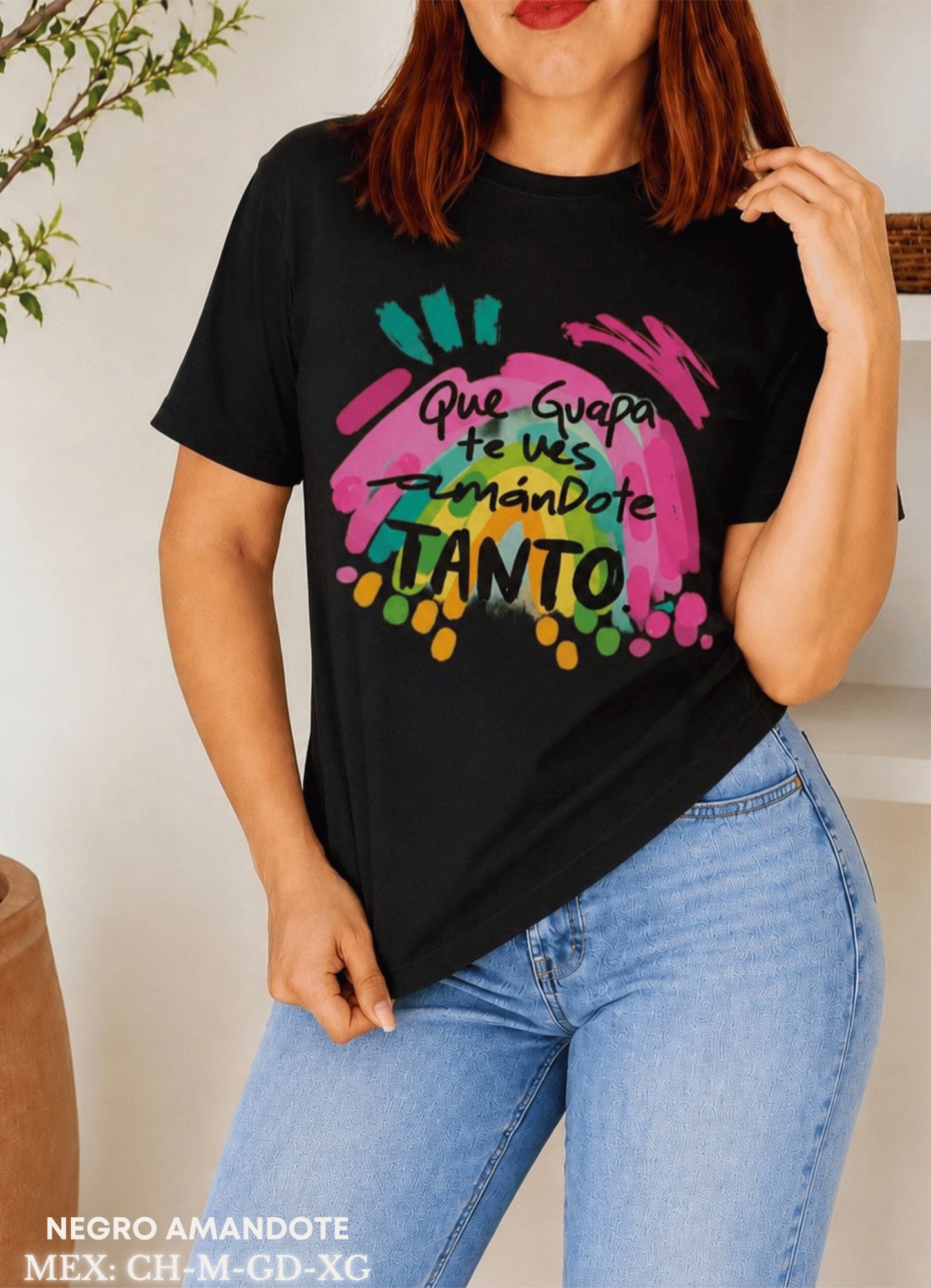 PLAYERA NEGRO AMANDOTE