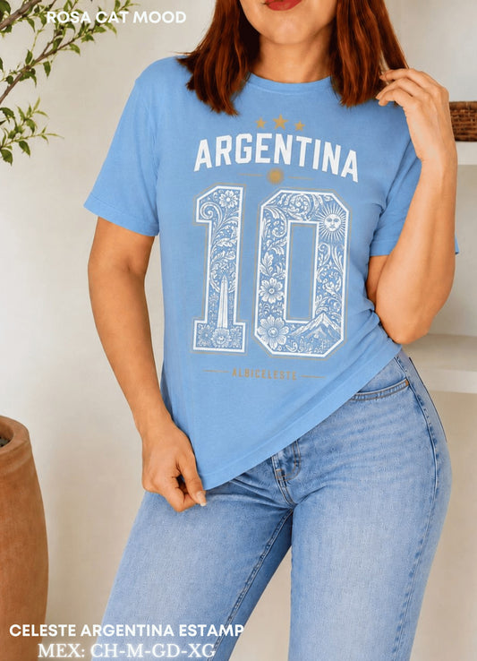 PLAYERA ARGENTINA ESTAMP
