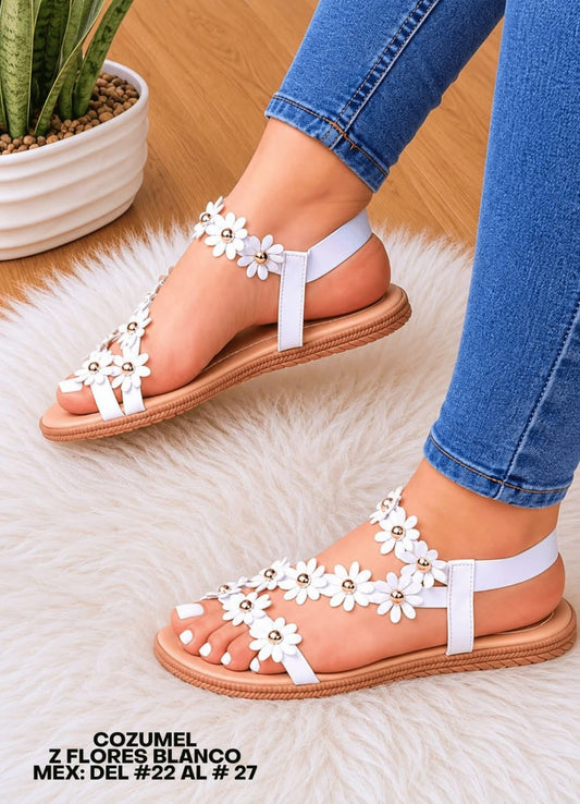 COZ Z FLORES BLANCO