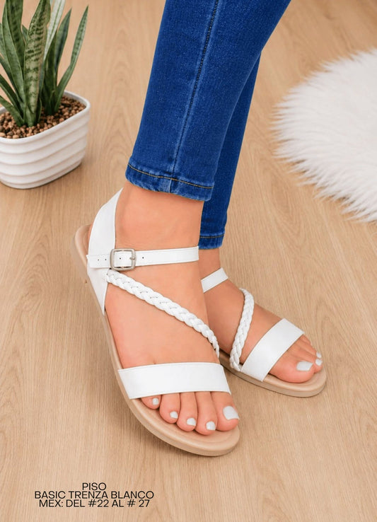 PISO BASIC TRENZA BLANCO