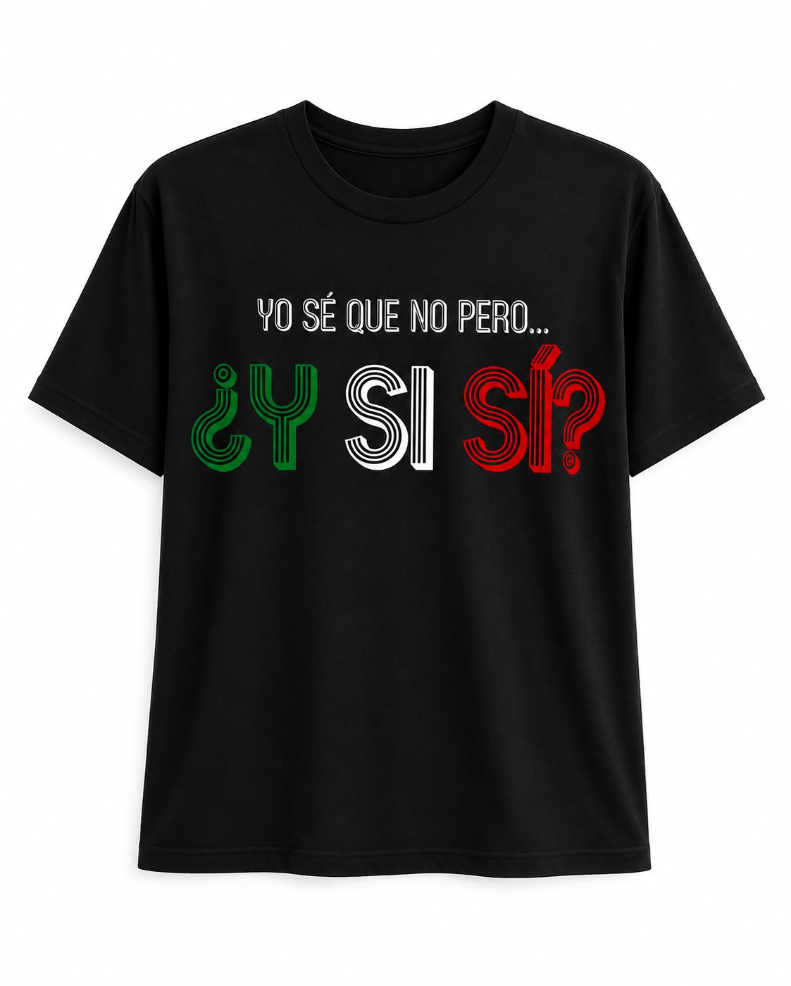 PLAYERA  Y SI SI? CABALLERO