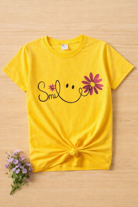 PLAYERA SMILE YELLOW