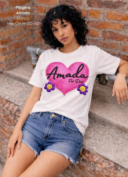 PLAYERA AMADA DAMA