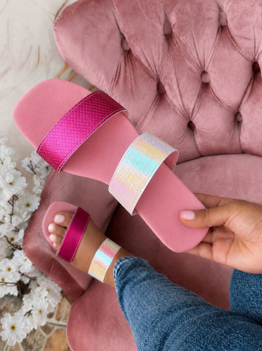 CUAD BANDAS TORN FUCSIA